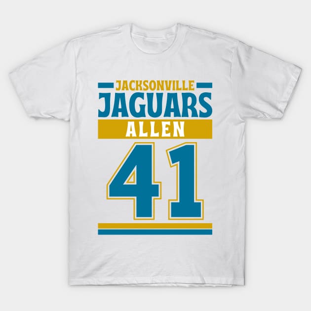 Jacksonville Jaguars Allen 41 American Football Edition 3 T-Shirt by Astronaut.co